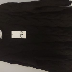 Vented Cable Knit Sweater